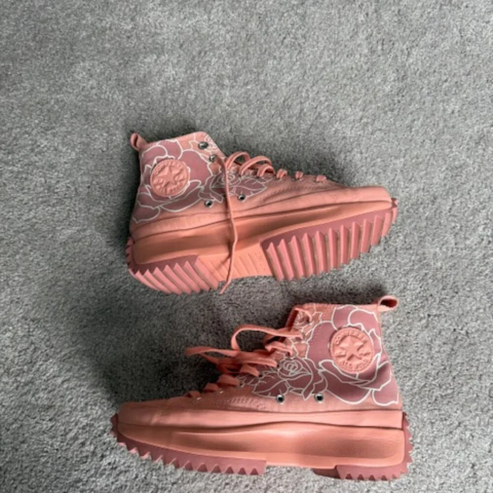 Converse Run Star Hike Floral - Pink Quartz - Picture 1 of 3